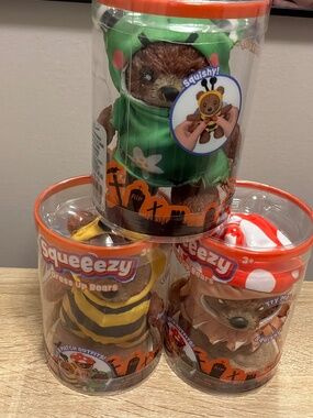 3 Squeeezy Dress Up Bears